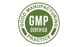 Good Manufacturing Practice certified badge